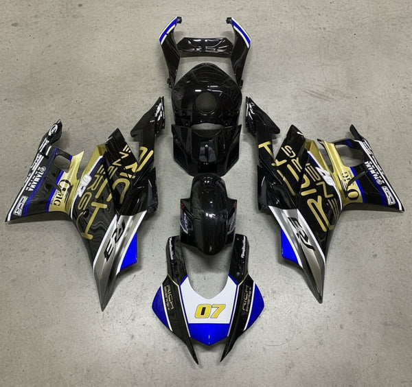 Yamaha YZF-R3 Fairings (2022-2024) Black, Gold, Silver, Blue at KingsMotorcycleFairings.com