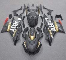 Yamaha YZF-R3 Fairings (2022-2024) Faux Carbon Fiber, Gold, White at KingsMotorcycleFairings.com