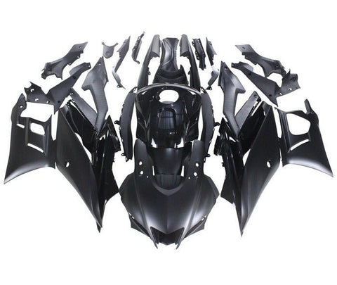 Yamaha YZF-R3 Fairings (2022-2024) Matte Black, Gloss Black at KingsMotorcycleFairings.com