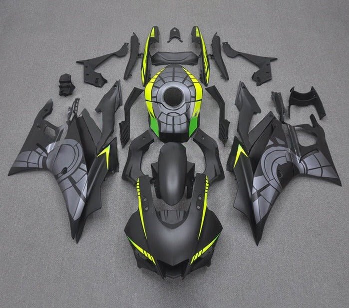 Yamaha YZF-R3 Fairings (2022-2024) Matte Black, Silver, Yellow at KingsMotorcycleFairings.com
