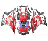 Yamaha YZF-R3 Fairings (2022-2024) Red, White Lenovo at KingsMotorcycleFairings.com