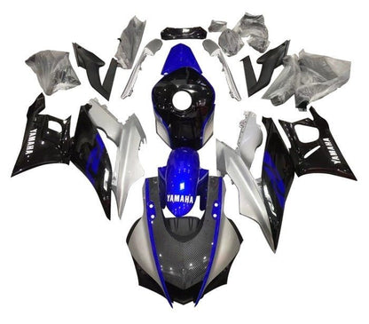 Yamaha YZF-R3 Fairings (2022-2024) Silver, Blue, Black, Carbon at KingsMotorcycleFairings.com
