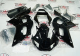 Yamaha YZF-R6 Fairings (1998-2002) All Black at KingsMotorcycleFairings.com