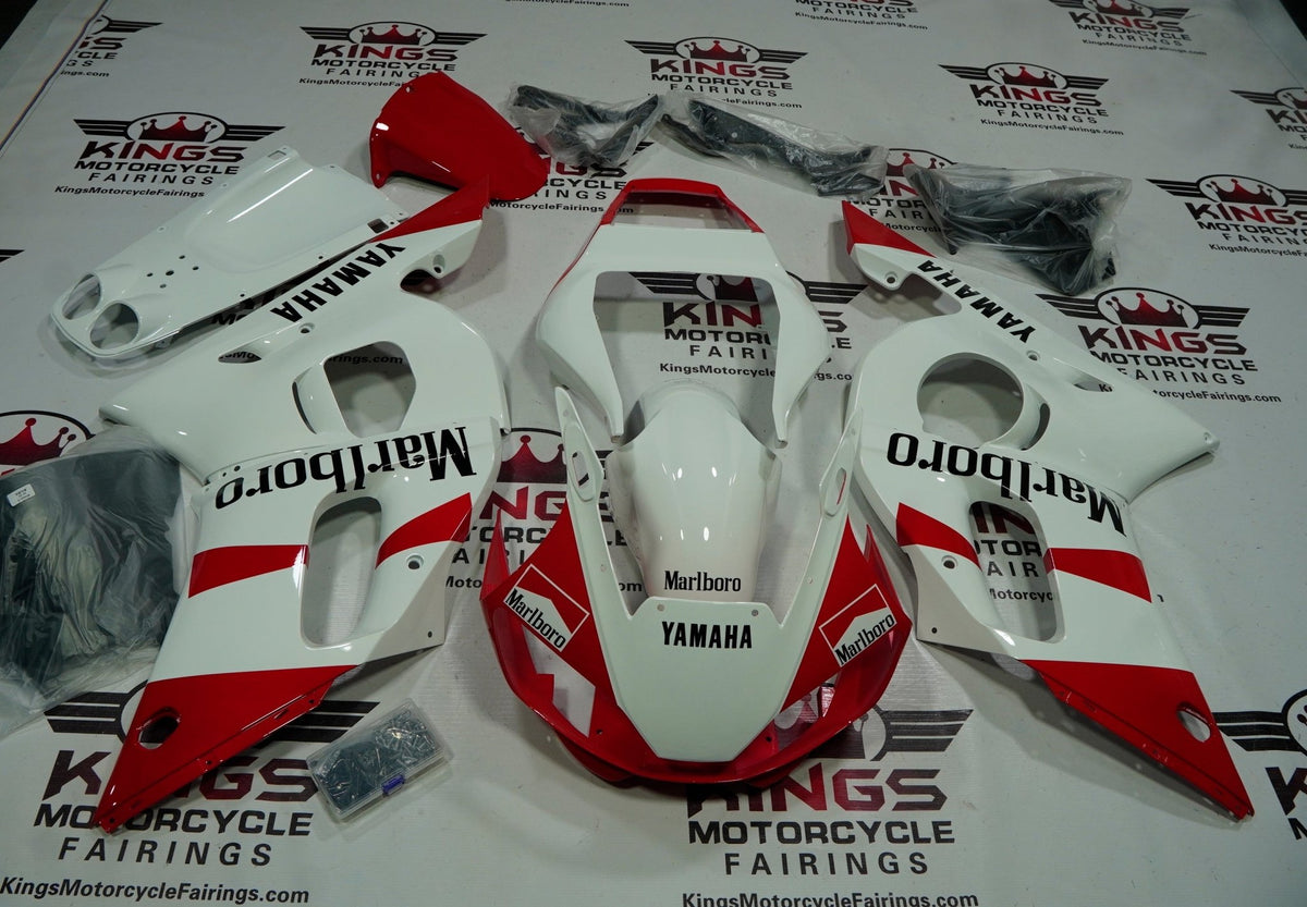 Yamaha YZF-R6 Fairings (1998-2002) Red, White Marlboro
