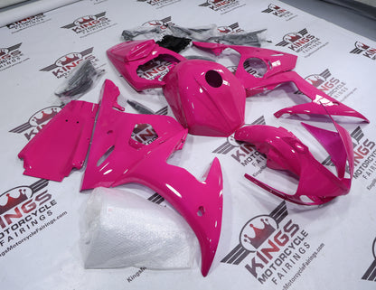 Yamaha YZF-R6 Fairings (2003-2004) All Hot Pink from KingsMotorcycleFairings.com