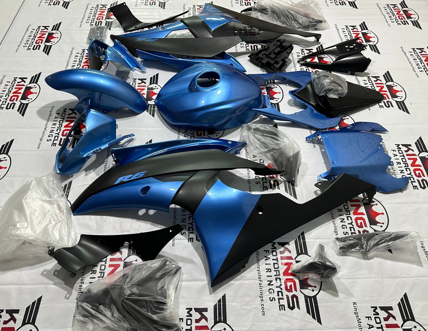 Yamaha YZF-R6 (2008-2016) Blue Fairings at KingsMotorcycleFairings.com