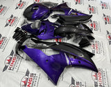 Yamaha YZF-R6 (2008-2016) Purple & Faux Carbon Fiber Fairings at KingsMotorcycleFairings.com
