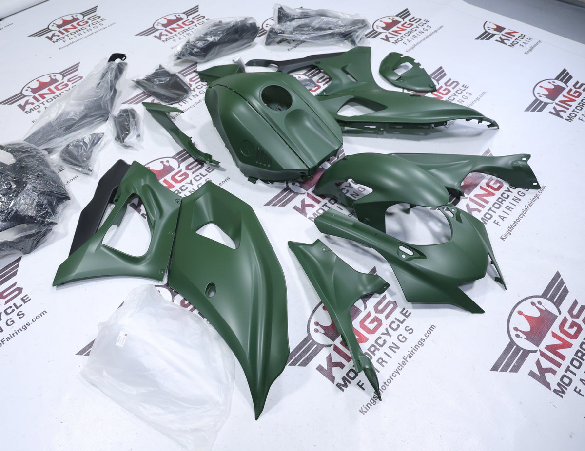 Yamaha YZF-R7 Fairings (2021-2025) All Matte Green at KingsMotorcycleFairings.com