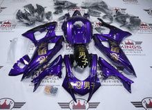 Yamaha YZF-R7 Fairings (2021-2025) Purple, Black, Gold Noisy Boy at KingsMotorcycleFairings.com