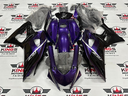 Yamaha YZF-R7 Fairings (2021-2025) Purple, Black at KingsMotorcycleFairings.com