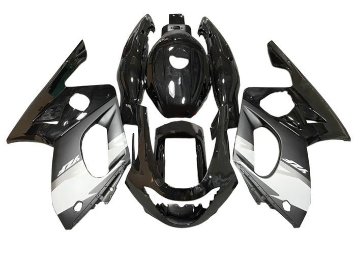 Yamaha YZF600R (1998-2007) Black, Matte Black, White, Gray at KingsMotorcycleFairings.com