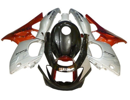 Yamaha YZF600R (1998-2007) Black, Silver, Orange at KingsMotorcycleFairings.com