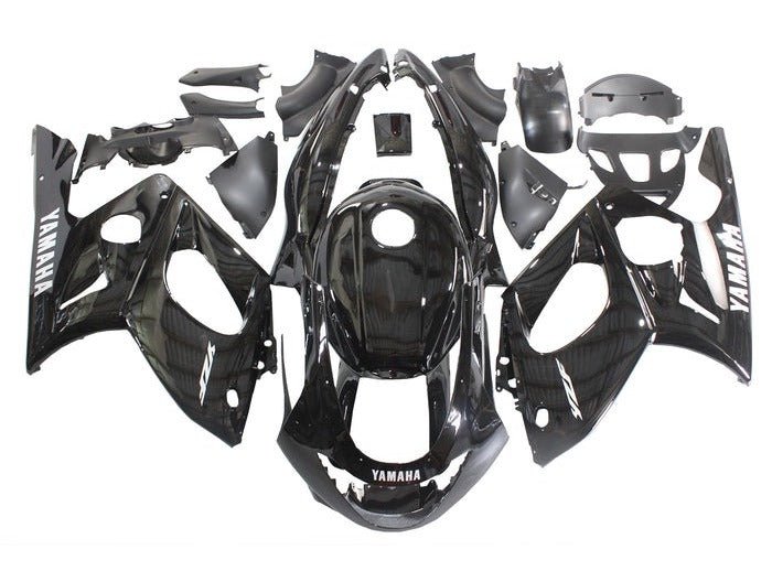 Yamaha YZF600R (1998-2007) Black, White at KingsMotorcycleFairings.com