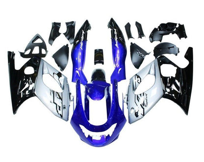 Yamaha YZF600R (1998-2007) Blue, Silver, Black at KingsMotorcycleFairings.com