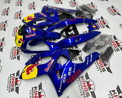 Yamaha YZF600R Fairing Kit (1998-2007) Blue Red Bull at KingsMotorcycleFairings.com