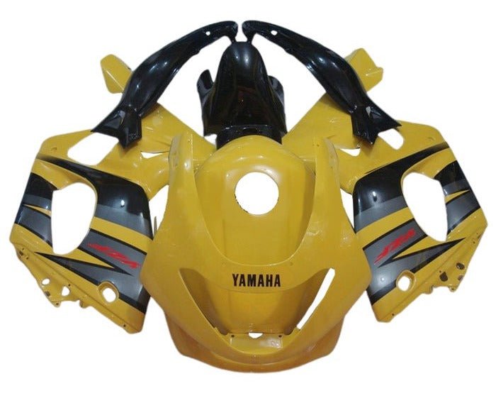 Yamaha YZF600R Fairings (1998-2007) Yellow, Silver, Black at KingsMotorcycleFairings.com