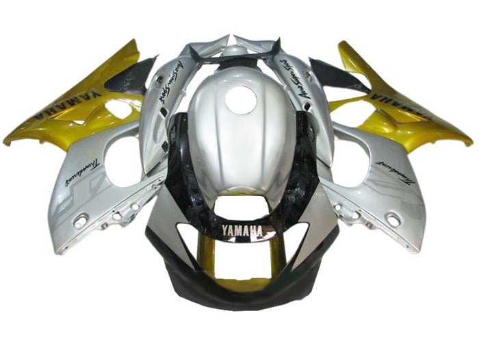 Yamaha YZF600R Thundercat Fairings (1998-2007) Silver, Gold, Black at KingsMotorcycleFairings.com