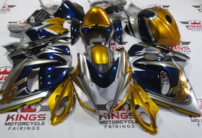 Suzuki GSXR1300 Hayabusa (2008-2019) Gold, Silver & Navy Blue Special Edition Fairings