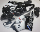 White and Black West Mobil Fairing Kit for a 2002, 2003, 2004, 2005 & 2006 Kawasaki Ninja ZX-12R motorcycle