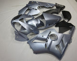 Silver and Black Fairing Kit for a 2002, 2003, 2004, 2005 & 2006 Kawasaki Ninja ZX-12R motorcycle