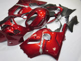 Candy Apple Red  Fairing Kit for a 2000 & 2001 Kawasaki ZX-12R motorcycle