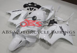 White Fairing Kit for a 2002, 2003, 2004, 2005, 2006, 2007, 2008, 2009, 2010, 2011, 2012 and 2013 Honda VFR800 motorcycle