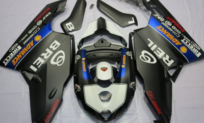 Matte Black Breil Fairing Kit for a 2003 & 2004 Ducati 749 motorcycle