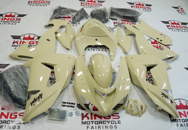 Fairing Kit For A Kawasaki ZX10R (2006-2007) Desert Tan & Black at KingsMotorcycleFairings.com