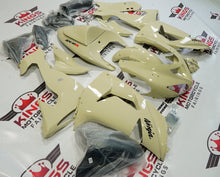 Desert Tan and Black Fairing Kit for a 2006 & 2007 Kawasaki ZX-10R motorcycle.