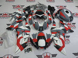 Yamaha YZF-R6 (2008-2016) Matte White, Red, Black & Gray Camouflage Fairings