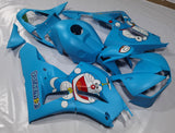 Light Blue Doraemon Fairing Kit for a 2013, 2014, 2015, 2016, 2017, 2018, 2019, 2020 & 2021 Honda CBR600RR motorcycle