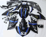 Matte Black, Matte Blue and Matte White Sky Fairing Kit for a Yamaha YZF-R3 2015, 2016, 2017 & 2018 motorcycle.