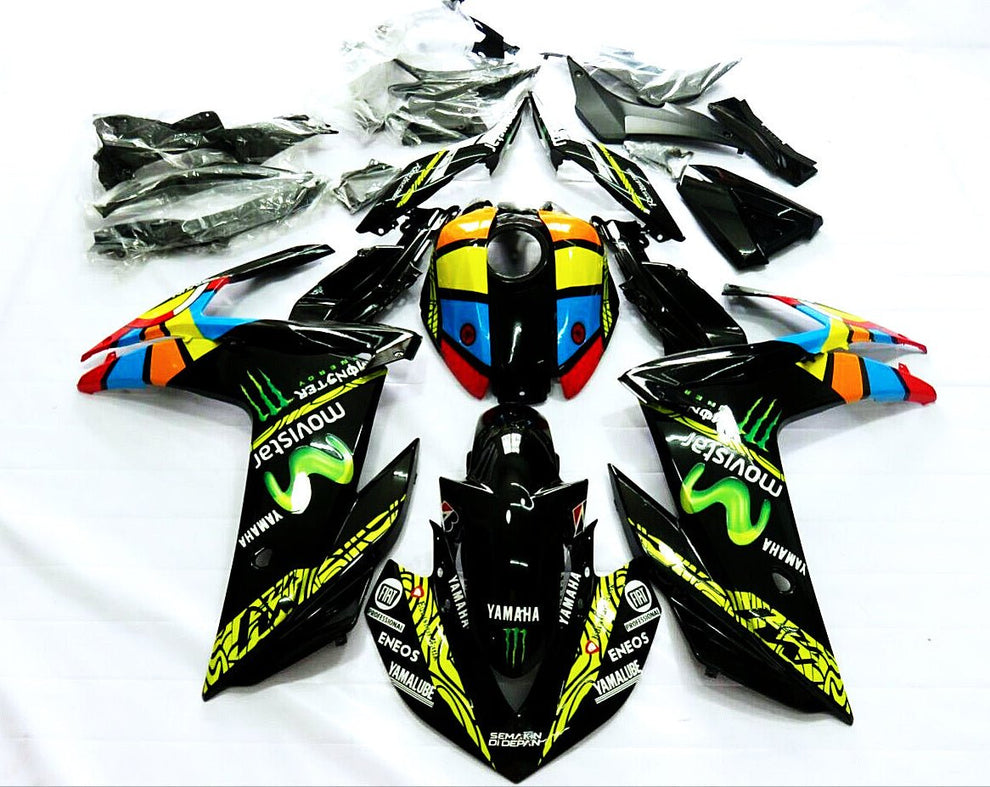 Yamaha R3 Fairings (2015-2018) Black Color Wheel | Kings – Kings ...