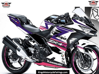 Fairings Kawasaki Ninja 400 2018 2023 White Purple