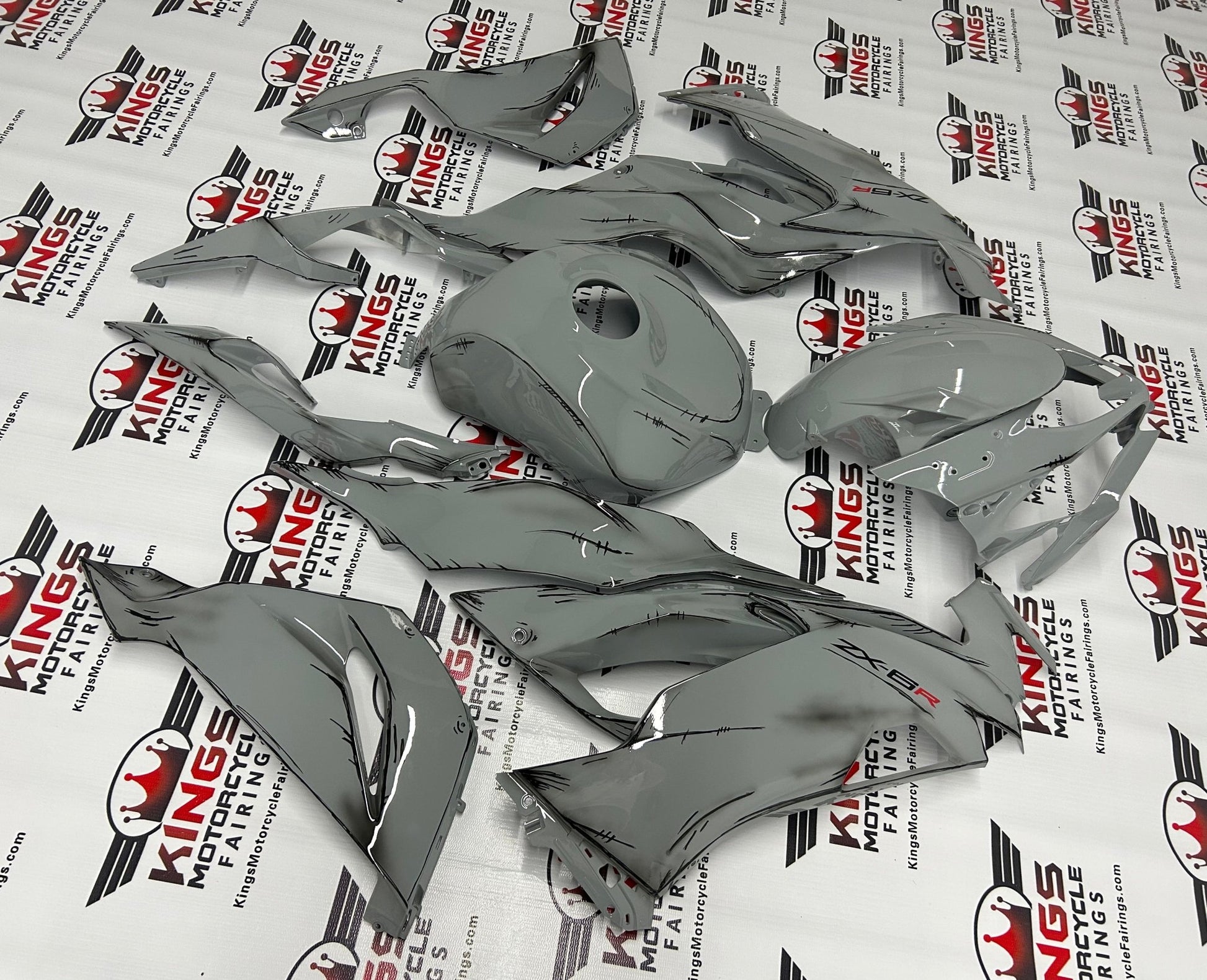 FAIRING KIT FOR A KAWASAKI NINJA ZX6R 636 (2019-2023) NARDO GRAY at KingsMotorcycleFairings.com
