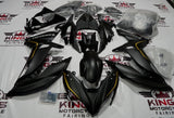 Kawasaki Ninja 650 (2017-2019) Matte Black & Matte Gold at KingsMotorocycleFairings.com