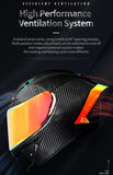 3k Twill Carbon Fiber Motorcycle Helmet design from KingsMotorcycleFairings.com