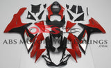 Suzuki GSXR750 (2011-2023) Red, Black & Silver Fairings