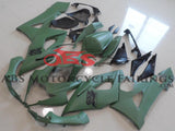 Matte Green & Black Military Fairing Kit for a 2005 & 2006 Suzuki GSX-R1000 motorcycle