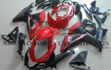 Matte Red and Matte Black Fairing Kit for a 2009, 2010, 2011, 2012, 2013, 2014, 2015 & 2016 Suzuki GSX-R1000 motorcycle