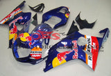 Dark Blue Red Bull Fairing Kit for a 2000, 2001 & 2002 Suzuki GSX-R1000 motorcycle