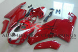 Dark Red & White Fairing Kit for a 2003 & 2004 Ducati 749 motorcycle