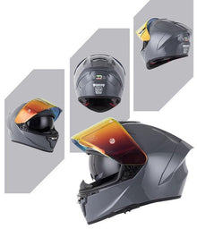 Gray RHKC Motorcycle Helmet at KingsMotorcycleFairings.com