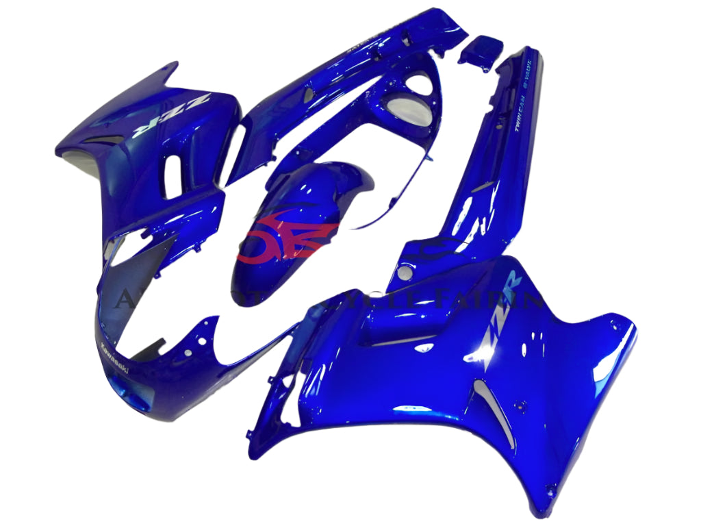All Blue Fairing Kit for 1990-2009 Kawasaki ZZR250 at KingsMotorcycleFairings.com