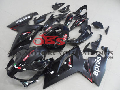 Aprilia RS125 Fairing set (2006-2011) Matte Black, Gloss Black from KingsMotorcycleFairings.com