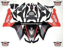 Aprilia RS4 125 Fairing set (2012-2016) Matte Black, Matte Red at KingsMotorcycleFairings.com