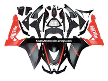 Aprilia RS4 125 Fairings (2012-2016) Matte Black, Matte Red at KingsMotorcycleFairings.com