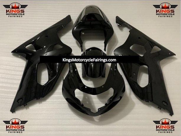 Suzuki GSXR 600 Fairings (2000-2003) Black at KingsMotorcycleFairings.com