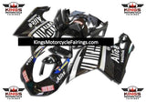 Black, White and Silver Alice Fairing Kit for a 2007, 2008, 2009, 2010, 2011 & 2012 Ducati 1098 motorcycle