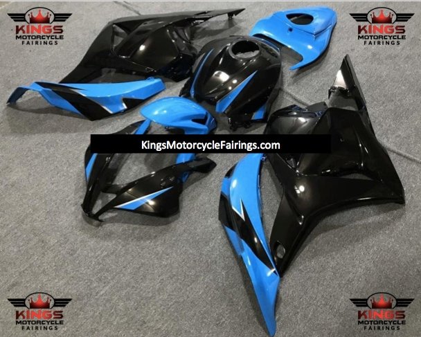 Black and Blue Fairing Kit for a 2009, 2010, 2011 & 2012 Honda CBR600RR motorcycle